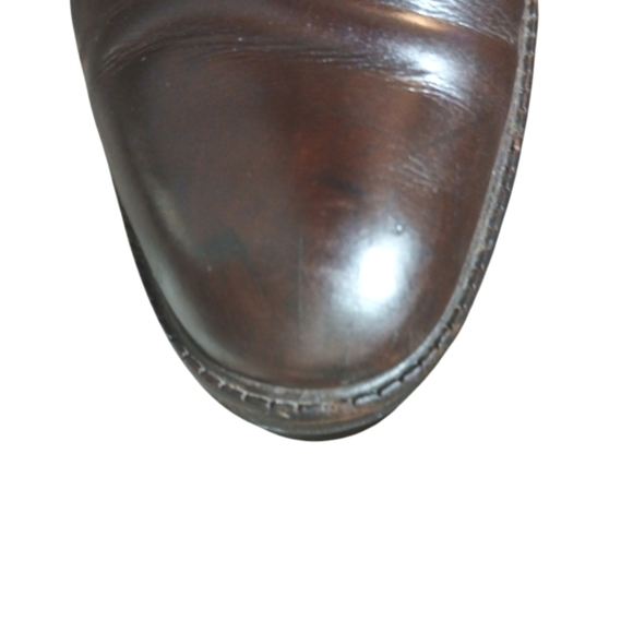 Salvatore Ferragamo Oxfords Men's Brown Leather Lace Up Shoes Size 12 - Picture 11 of 16